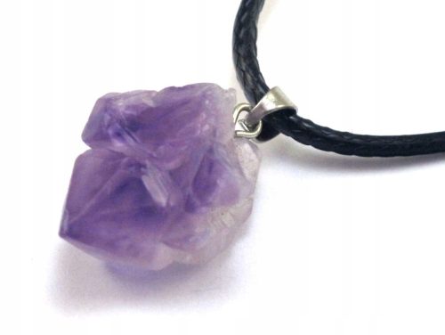  PENDANT natural stone AMETHYST lump [W300]