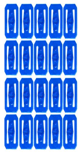  Hot Wheels Track Connectors, Dark Blue, 10 Pieces