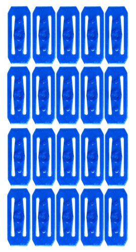  Hot Wheels Track Connectors, Dark Blue, 10 Pieces