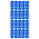  Hot Wheels Track Connectors, Dark Blue, 10 Pieces