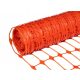 Shade net for fence - Agencja AMK construction fence net, orange, PVC, 50 m, 120 cm