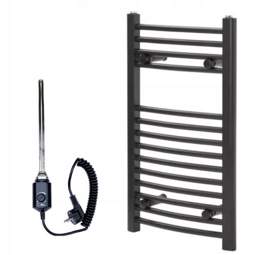  Water bathroom radiator 300 W 40 x 70 mm black