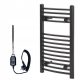  Water bathroom radiator 300 W 40 x 70 mm black