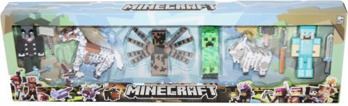  MINECRAFT LARGE SET OF FIGURES ACCESSORIES LIGHTING