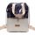 FLANI GEORGINA Women's Waterproof Drawstring Backpack with Eco-Leather Base and Adjustable Straps