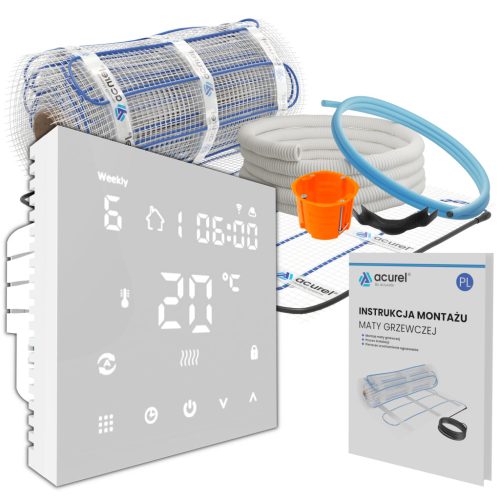  Thermostat LCD controller heating mat 2.5m2 Set