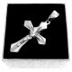  Men's diamond cross Cross K8 silver 925