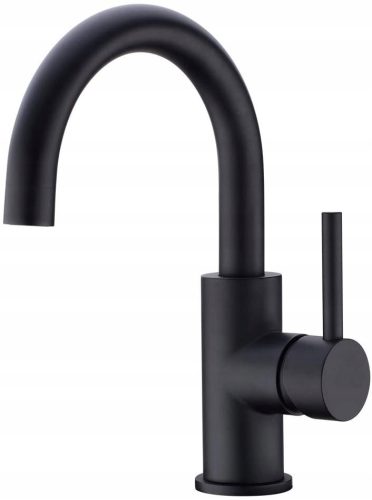 Crea STYLE floor-standing kitchen faucet, black