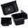 APKOMFORT VIGO single bowl sink, black polypropylene