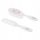  Akuku comb and brush set white