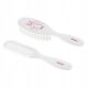  Akuku comb and brush set white