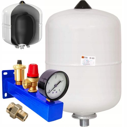 Membrane expansion vessel set, 24 l, hot water group