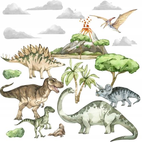  LARGE WALL STICKERS DINOSAUR - TYRANNOSAUR