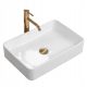 Rea Avia rectangular countertop washbasin