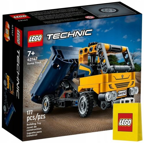  LEGO Technic Dump Truck 42147 + LEGO Paper Bag 001-2021-2022-2023-2024