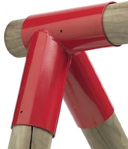 Connecting piece for a round swing 100/80 for the playground