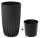  Flowerpot Lamela 25 cm x 25 x 42 cm Diameter 25 cm Plastic black