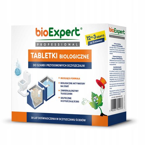  BioExpert tablets for septic tanks, 0.285 kg