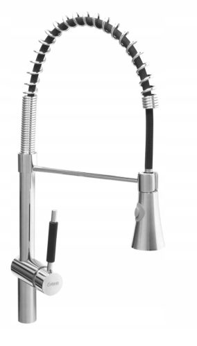 Estiva Santra floor-standing kitchen faucet, silver