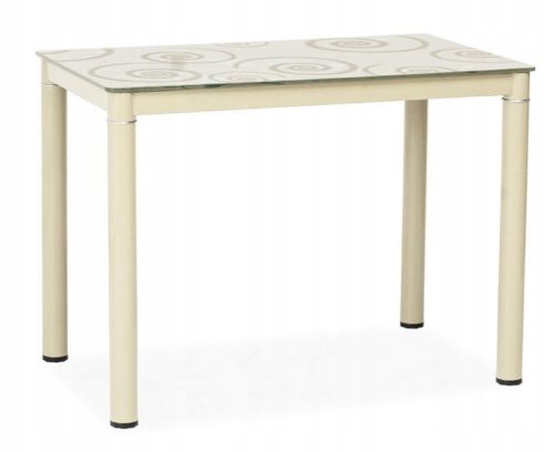  Signal rectangular table 100 x 60 x 75 cm cream