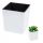  Grando flowerpot 19 cm x 19 x 18.5 cm, plastic, white, multicolored