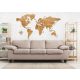 Decorative wall stickers Decorative wooden map 100 cm GOLDEN OAK