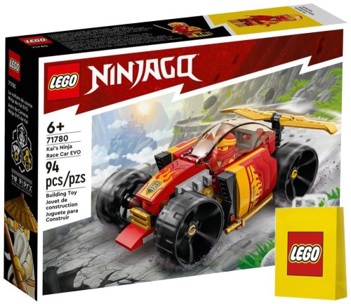  LEGO Ninjago Kaia EVO 71780 Ninja Racing Car + LEGO Paper Bag