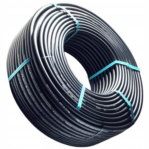  IRRIGATION INSTALLATION PIPE, COMPLETE HOSE CONNECTIONS, THICK CABLE FI25 PE 50 m