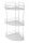  Corner sofa shelf Galicia Alsea 20714 Chrome