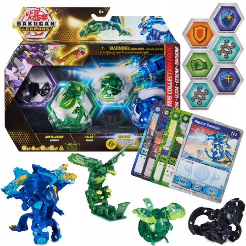  BAKUGAN LEGENDS BATTLE SET 5 FIGURES CARDS