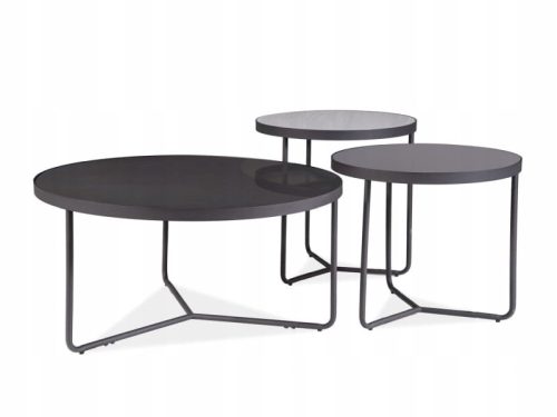  Signalbank Round Benches 80 x 80 x 40 cm, multicolored