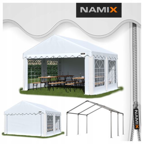 Garden Pavilion, Tents - NAMIX Tent 6 Walls 4 x 5 x 3.1 m