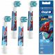  Oral-B Spiderman Toothbrush Heads, 4 Pack