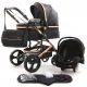  Pixini Kalani Gold/Black 3in1 Stroller