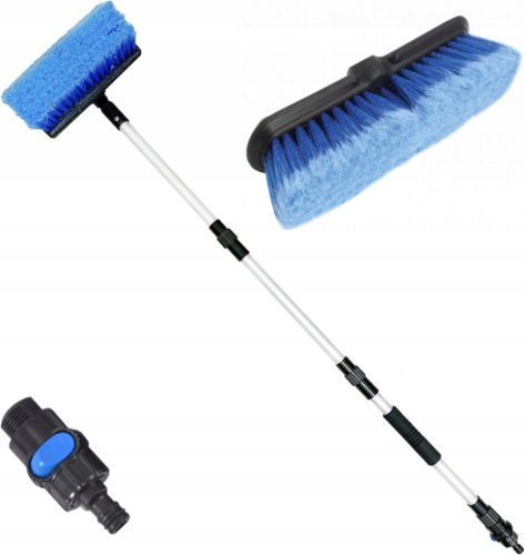  TELESCOPIC BRUSH FOR SNOW REMOVAL AND WASHING PHOTOVOLTAIC PANELS 5M meters