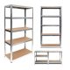 K&M metal storage rack, 180 x 90 x 40 cm, max. 175 kg per rack