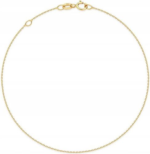  Gold bracelet 585 chain ankier 19 cm