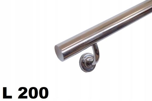 handrail made of chrome-plated steel