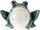  Porcelain garden figure 18.5 x 10.5 x 12 cm – FROG