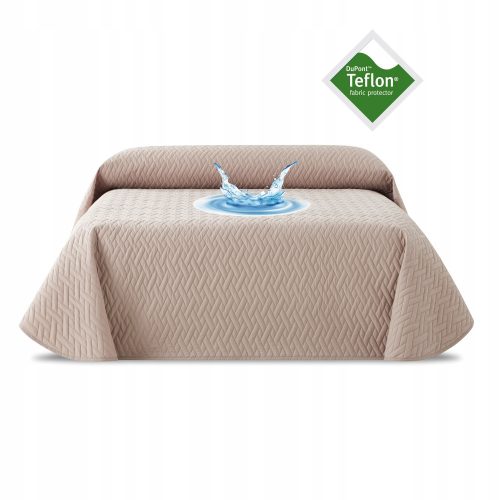 SOFT BLANKET PLUG SLEEVE FOR A Belmarti Polyester Bedspread, 270 cm x 200 cm, Beige