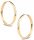 GOLD CLASSIC HOOP EARRINGS 33MM 585