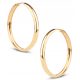 GOLD CLASSIC HOOP EARRINGS 33MM 585