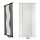  Decorative radiator with mirror 1200/500 KALIPSO 625W white black graphite