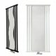  Decorative radiator with mirror 1200/500 KALIPSO 625W white black graphite