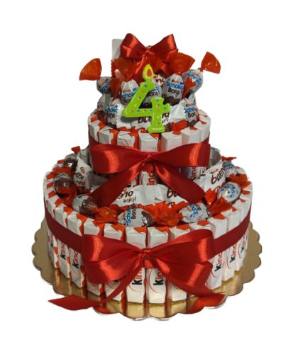  Nibtytorcik cake with Kinder Schoko Bons and Bueno Mini sweets 1125 g