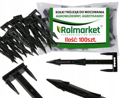 Nails and pins for agricultural textiles - Rolmarket pegs 17x5 cm 100 pcs.