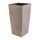  Prosperplast flowerpot 24 cm x 24 x 45 cm, plastic in brown and beige tones