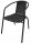Chairs for garden, terrace and balcony Garden chair Contrast black metal