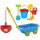 TROLLEY AND SANDBIT BUCKET + WATER SHOVEL