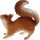 Garden Figures and Sculptures Figure Garden Sculpture Squirrel 19.5 cm